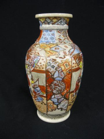 Japanese Satsuma Pottery Vase 5