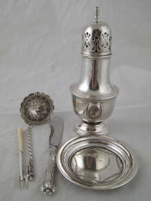 Silver. A sugar caster Sheffield