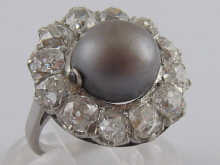 A fine platinum diamond and natural 14e848