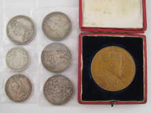 Coins; Four Victorian silver crowns