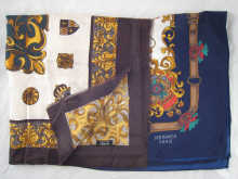 A Hermes and a Liberty scarf each