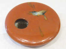 A studio ceramics discus vase the 14e8a3