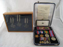 Medals. A group of four WWII medals