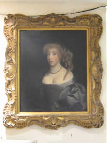 A 17th century oil on canvas portrait 14e8e4