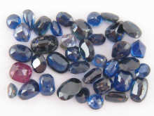 A quantity of loose polished sapphires 14e90c