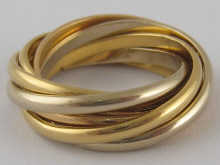 A French hallmarked 18 carat gold