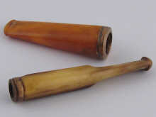 Two cigar / cheroot holders one