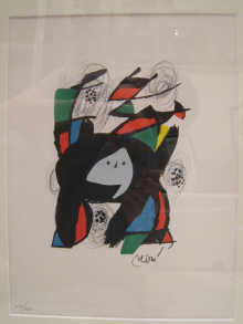Miro (Spanish). A print 425/500 signed