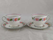 A pair of Wedgwood cups and saucers 14e9ad
