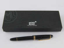 A Mont Blanc pen in original case.