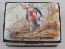 A late 18th / early 19th century enamel