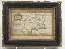 A framed map of Middlesex by J  14eab1