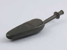 A pewter  Gibson patent  castor