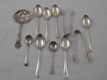 A quantity of sterling silver spoons