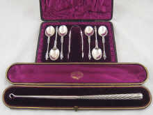 A set of six Victorian silver teaspoons 14eafd