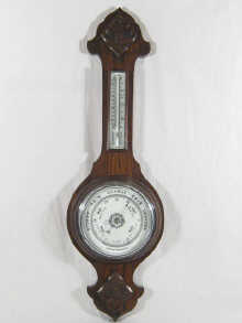 An aneroid wall barometer thermometer 14eb64