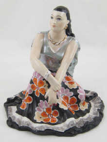 A Russian ceramic model of a woman