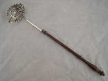 An 18th century silver toddy ladle