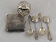 Assorted hallmarked silver wt.