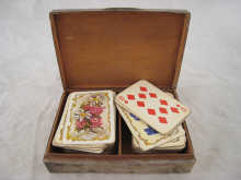 A silver card box or cigarette