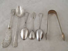 A mixed lot of silver flatware 14efcd