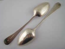 A pair of Georgian silver tablespoons 14efd6