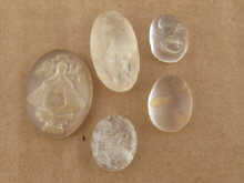 Four Roman crystal intaglios and