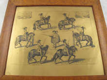 Five etched brass reproductions