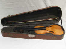 A violin in shaped pent roof wooden