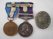 Militaria; A United Nations bronze medal