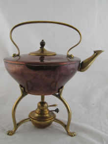 An Arts and Crafts copper and brass 14f0af