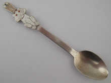 An Estonian silver child's spoon