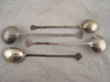 A pair of Chinese serving spoons