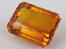 A loose polished citrine approx  14f110