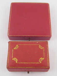 Two vintage Cartier jewellery boxes 14f168