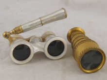 A pair of German m o p opera glasses 14f198