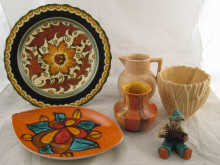 Six various ceramics including