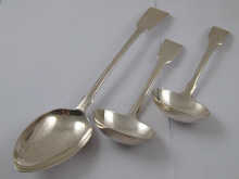 A pair of silver sauce ladles London 14f232