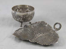 Eastern silver. A bowl on three feet