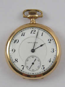 A gold plated pocket watch by the 14f2b1