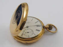 An 18ct gold hunter pocket watch 14f2b2