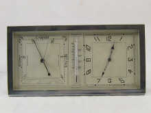 An unusually large combination clock/barometer