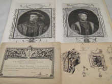 A collection of 7 lithographs of