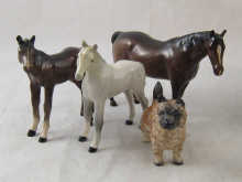 Beswick horses: A mare 12 cm high and