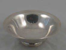 A Georg Jensen silver bowl Jensen marks