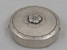 A Georg Jensen silver compact with 14f367