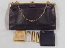 Cartier: a fitted vanity bag with