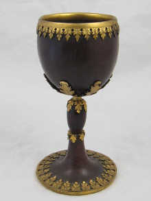 A coconut cup with strapwork gilt 14f42a