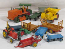 Twelve Dinky toy agricultural and 14f43f
