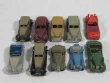 Ten Dinky toy cars  14f440